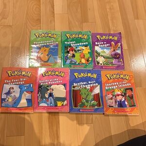Pokemon Scholastic Book Collection - 7 Books